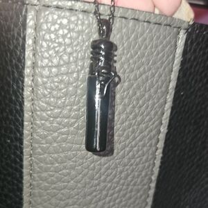 Black Scent Diffuser Necklace 22" Chain